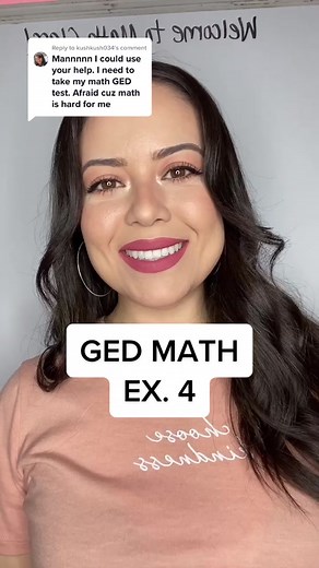 Reply to @kushkush034 I will be uploading a longer #GED math video on YouTube soon! #gedmath #silentmath