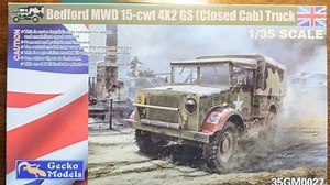 【模型测评】Gecko/壁虎 贝德福德MWC 15-cwt 4x2密闭驾驶室通勤卡车模型