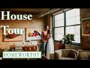 HOUSE TOUR | An Eclectic Chicago Loft Filled with Art, Vintage Finds & Family Treasures