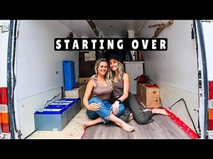 RE BUILDING OFF-GRID TINY HOUSE (female van life build)