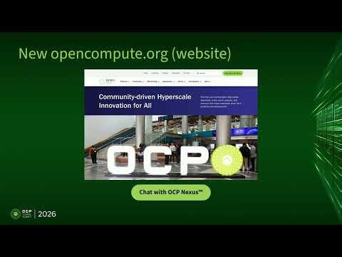 Welcome to the 2026 OCP Global Summit