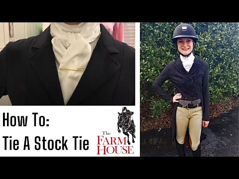 How To: Tie A Stock Tie