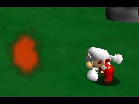 Fireflower custom powerup in SM64