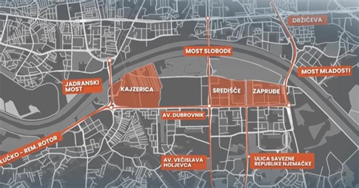 Objavljene karte: Pogledajte koje će sve ulice u Zagrebu biti blokirane zbog koncerta i do kada
