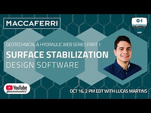 Maccaferri 2025 live series #1: Surface Stabilization Design Software