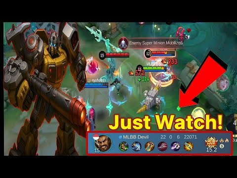 INSANE 22/0/6 ROGER GRIMLOCK BUILD 💥 UNSTOPPABLE TRANSFORMER | MLBB