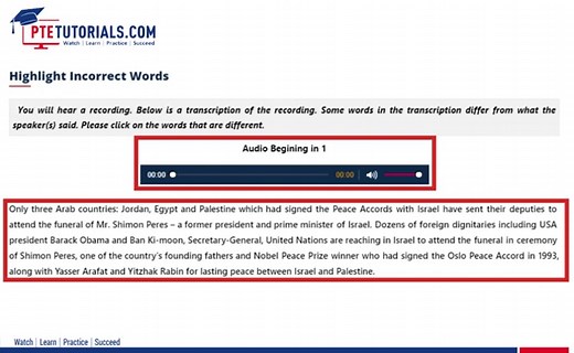 PTE Listening: 7 Tips For Acing Highlight Incorrect Words Easily