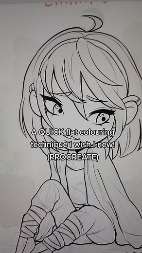 Procreate Tips for Webtoon Artists: Quick Flat Color Technique