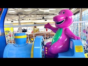 Fun2Learn Barney & Friends Train Coin Operated Kiddie Ride