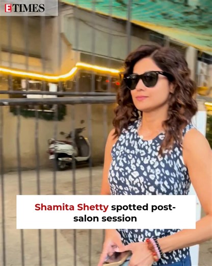 Fresh Out of Salon! Shamita Shetty stuns with her radiant look #ShamitaShetty | ETimes