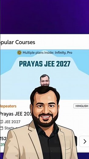 PRAYAS JEE 2027 FREE BATCH ALL LECTURES UNLOACK LINK IN DISCRIPTION BOX #pw #prayas2027