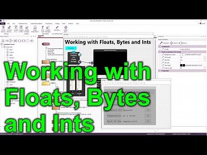 7d - Float, Int and Byte type variables and how to use them in Flowcode
