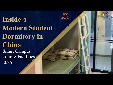 Student Dorm Life in China | Modern Rooms, Smart Tech & Clean Campus Tour 🏡🎓