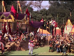 Scene from The Adventures of Robin Hood (1938 Bluray)