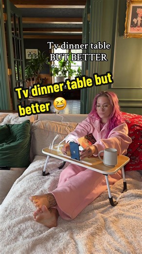 Late-night work or cozy reading just got an upgrade 💻✨ this bed table has a built-in light, fan, cup holder, and even a phone slot — basically your dream setup in one! #BedTableFinds #CozySetup #WorkFromBed #TikTokMadeMeBuyIt #AmazonFinds