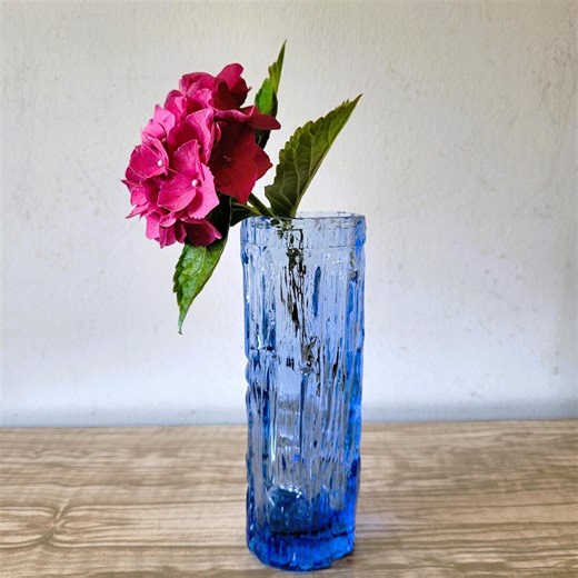 1970s Ravenhead Blue Bark Bud Vase - Mid Century Kitsch Decor - Etsy