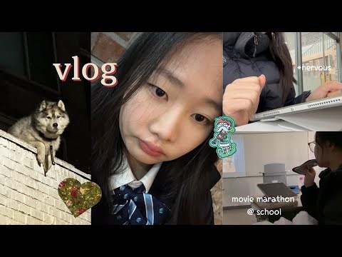 hs vlog🏫post-exam school life, checking college acceptance results, getting my driver's license
