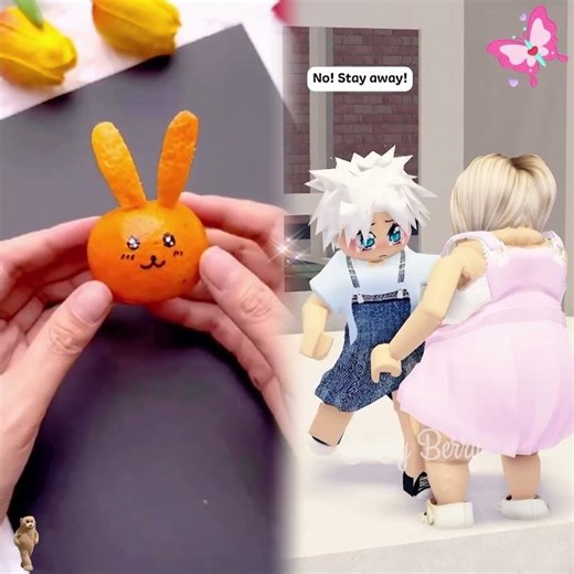 BULLY TRIED TO CUT MY HAIR, SO I DEFENDED MYSELF BY PUSHING HER #roblox #berryave #robloxstory