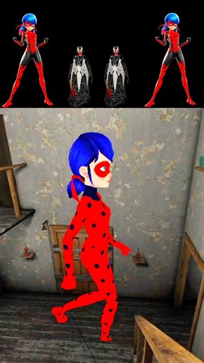 venom granny vs ladybug granny small to large size trolling #granny #ytshorts#trending#yt #popular