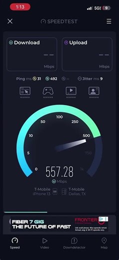 T-Mobile Speed Test On 5GUC Part 3