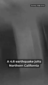 A 4.6 earthquake jolts Northern California
