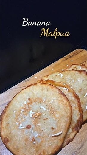 Easy Banana Malpua Recipe | Kele Ka Malpua Kaise Banaye #youtubeshorts #trending