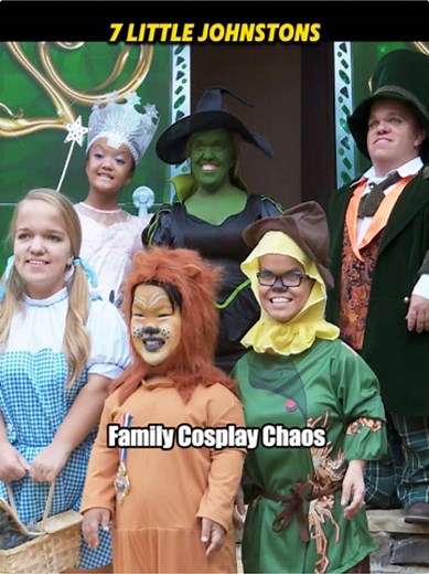 Family Cosplay Chaos #7LittleJohnstons #foryou #tiktok #fyp #usa | family