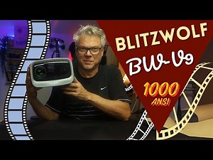 The first water-cooled - BlitzWolf BW-V9 projector test and demo