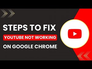 How To Fix Youtube Not Working On Google Chrome