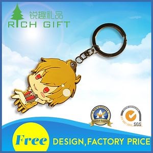 [Hot Item] Lovely Cartoon Figure PVC Keychain Customization