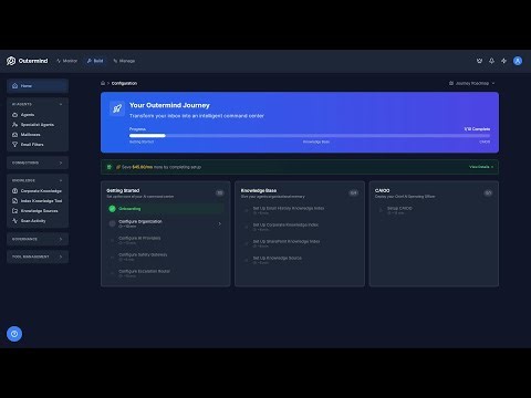 Outermind Tutorial: Configuring Your Organization with the Setup Wizard