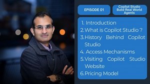 Copilot Studio - Build Real World Agents - Episode1 | Kshitij Joy (Gen-AI and Cloud Architect)