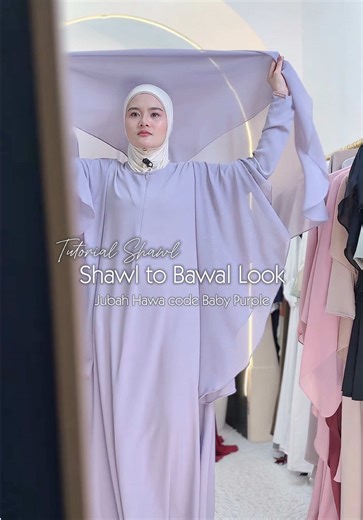 Save Cepatttt !!! Nanti boleh try pagi Raya ✨ Inframe : Jubah Hawa code Baby Purple #fyp #fypシ #fypシ゚viral #fyppppppppppppppppppppppp #fypage