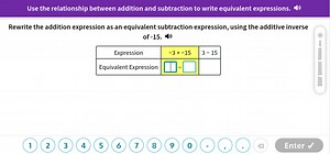 Use the relationship between addition and subtraction to write equivalent expressions.