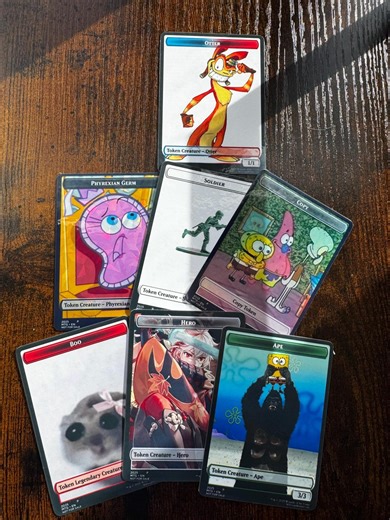 Custom Magic the Gathering Token Cards - Etsy