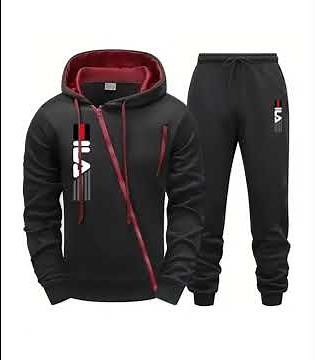 Ensemble de survêtement à capuche pour hommes - pantalon et sweat-shirt, automne ...