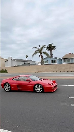 Sound Up! Red Ferrari 348 Manual Full-Throttle #cars #automobile #sportscar #luxurycar #ferrari348