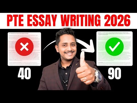 PTE Essay Writing Tips 2026 | Secret Strategy for 90 Score