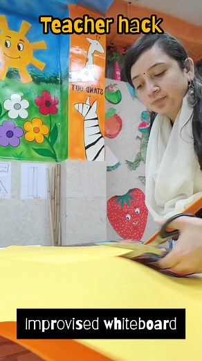 85K views · 771 reactions | "Improvised Whiteboard or a DIY dry erase board" I've made a homemade whiteboard using tape, chart paper, a sketch, and a scale. It's incredibly easy to make, and you can find all the materials readily available in your classroom. Give it a try! #DIY #WhiteboardCraft #teacherhack | Creative fun ghr | Facebook