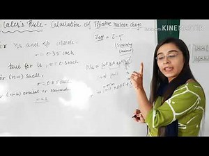 Slater's rule II calculation of effective nuclear charge - SCC