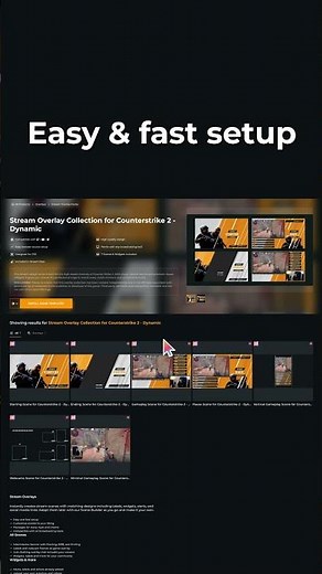 Counterstrike 2 - Dynamic Overlay Collection [Twitch/Youtube/Kick/Co][OBS/STREAMLABS/XSPLIT]