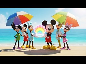 “Mickey Mouse Beach Adventure | Magical Seashell Quest for Kids | Full Story”