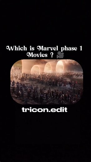 Marvel phase 1 movies 🎥 #marvel #phase1 #movie #ironman #hulk #thor #captainamerica #theavengers