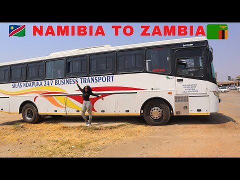 Bus trip from Namibia to Zambia