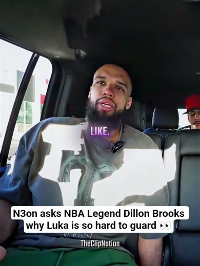 N3on asks NBA Legend Dillon Brooks why Luka is so hard to guard #n3on