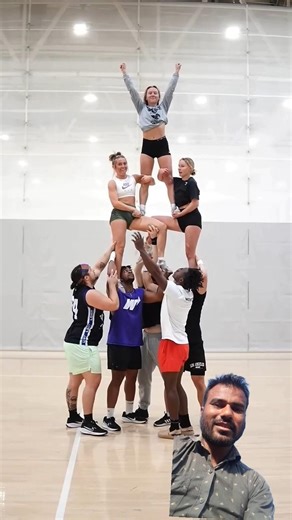 cheerleaders are not human #cheerleaders #stunts 38