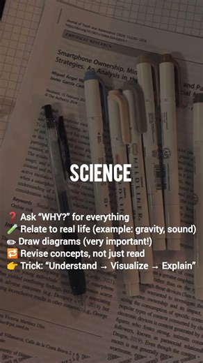 best study methods for each subjects📈
