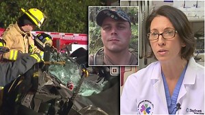 Surgeon frees crash victim through partial amputation