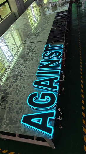 Animated LED Sign Reacts to Light #fup #viral #signs #led #tiktok