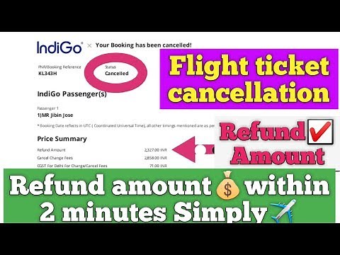 How to refund flight ticket online